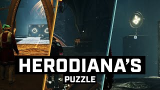 How to solve ALL of Herodianas Puzzle ALL 3 PARTSCHEST LOCATIONS [upl. by Rosco]