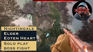 Nightingale  Elder Eoten Heart  Solo play boss fight [upl. by Bullion]