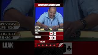 Math Teacher Outplays Poker Pros DavidFishman MathTeacher [upl. by Kwang408]