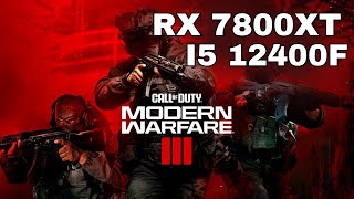 Call of Duty Warzone 3 Rx 7800xt i5 12400f Ultra 1440p [upl. by Doria]