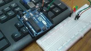 Serial Monitor to blinking led light  Microprocessor and Microcontroller Lab [upl. by Dnaltiac]