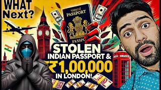 quot💔 Stolen Indian Passport amp ₹100000₹ in London 🇮🇳 Our Journey to the Indian Embassy ✈️ [upl. by Eneliak]