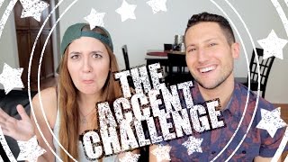 THE ACCENT CHALLENGE ft BrizzyVoices [upl. by Nilekcaj]