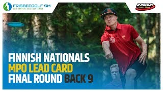 Finnish Nationals 2018 MPO Final Round Lead Card Back 9 [upl. by Tarrsus]