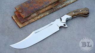 Creating a Survival Knife from a truck leaf spring [upl. by Eciryt]