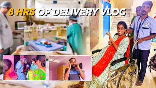 😍வரலக்ஷ்மி DELIVERY VLOG🤰8 HOURS OF LABOUR VLOG😣C SECTION OR NORMAL DELIVERY [upl. by Izabel]