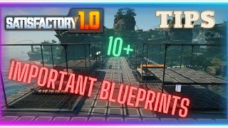 10 MUST HAVE Blueprint SETS to inspire in Satisfactory 10  Tips and Tricks [upl. by Amandie]