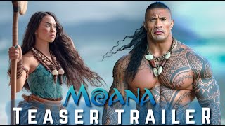 MOANA Live Action  Concept Trailer 2025 Zendaya Dwayne Johnson  Disney [upl. by Edra]