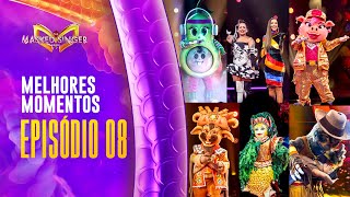 MELHORES MOMENTOS EP 08  THE MASKED SINGER BRASIL  TEMPORADA 4 [upl. by Eirolav432]