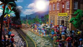 Playmobil  El primer tren de España  Anuncio Feria Mataró [upl. by Rus]