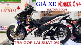 Giá xe Winner x V4 2024 05042024Trả góp lãi suất 0Trả góp cavet gốcXe đầy đủ tại Hồng Đức 10 [upl. by Nae]