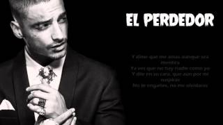 El Perdedor  Maluma Video Con Letra Reggaeton [upl. by Toscano]