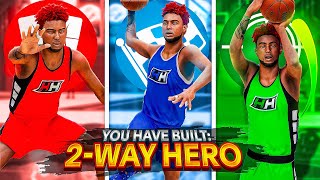 NEW quot2Way Heroquot ISO Build is TAKING OVER NBA2K24 [upl. by Ahab]