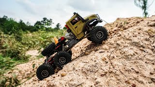 Ultimate RC Crawler SCX24 6x6 Unimog Rear Steer Extreme OffRoad Adventure [upl. by Eben]