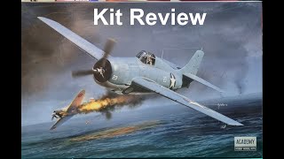 148 Academy F4F4 Wildcat Kit Review [upl. by Ahsilac15]