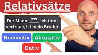 Endlich Relativsätze verstehen 💪  Deutsch lernen [upl. by Elene687]