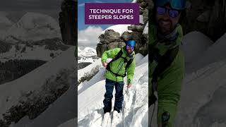 SKI STEEP SLOPES  A tip to help you [upl. by Quartus]