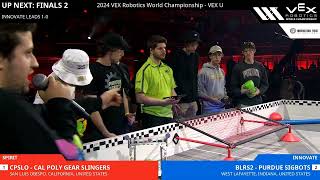 VEXU Worlds 2024 Final 2 CPSLO vs BLRS2 [upl. by Egas796]