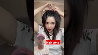 Hair style ka tarika love hairstylehairstyle song girlish hairbandhairstyle cute viralshorts [upl. by Harman]