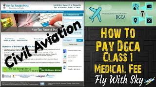 How To Pay DGCA Online  Class 1 Medical Fee  Bharatkosh  Step By Step Process For Pilots [upl. by Utley913]