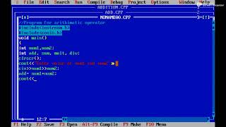 program for arithmetic operators cppprogram c c cpp tutorial for beginners coding cprogram [upl. by Abla]