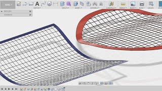 How to make a wire net  wire grill  wire mesh in fusion 360  fusion 360 tutorial [upl. by Anilra]