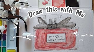 WATERCOLOUR PAINTING 🎨 Draw with me  Tutorial for beginners  MahiiDezigns [upl. by Adni]