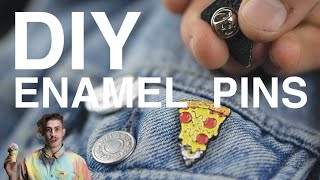 how to make enamel pins at home [upl. by Annod]