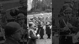 Yorckscher Marsch für Bundeskanzler Adenauer zum 82 Geburtstag 1958 Musikkorps der Bundeswehr [upl. by Wendie172]