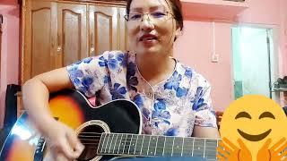 Hunkha rasamkaphangCoverOld Tangkhul love song3 guitar chords [upl. by Twedy]