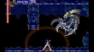 Castlevania Symphony of the Night hack Richter Belmont vs Death [upl. by Culberson736]