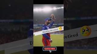 Dinesh Karthik retired ipl2024 cricket trending  RCB virat shorts video journey dk fans [upl. by Aspasia]