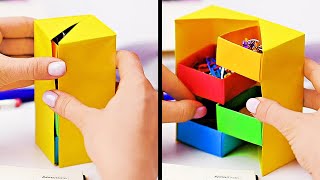 INCREDIBLE PAPER HACKS  Creative Paper Crafts For Everyone [upl. by Onilecram]