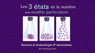 3 états de la matière et modèle particulaire ST3 [upl. by Jewelle933]