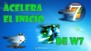 Tutorial Acelerar el Arranque de Windows 7 100 Efectivo 20182019 [upl. by Hinze]