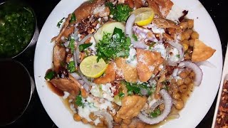 Papri chaat Cholay chaat Easy and quick papdi chaat recipe [upl. by Gabby]