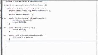 STIC JAVA STRUTS2 tutorial para crear un formulario [upl. by Kipton]