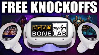 FREE Alternatives to VR Games on the Quest 2 Bonelab  Blade and Sorcery  Pavlov amp More [upl. by Hentrich]