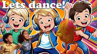 If you are excited and you love it do a dance  Fluffys dance party for kids [upl. by Napra914]