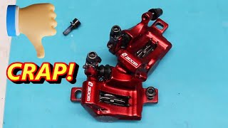 ZOOM HB 100 XTech hydraulic brakes review JUNK MUST SEE 👎 [upl. by Shell]