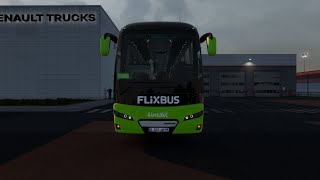 PARİS  CENEVRE  TORİNO  paris geneva turin flixbus NEOPLAN TOURLİNER  ETS 2 [upl. by Perle]