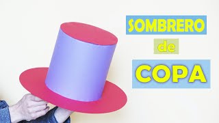 🎩 Cómo hacer un sombrero de cartulina ¡Rápido y Fácil [upl. by March]