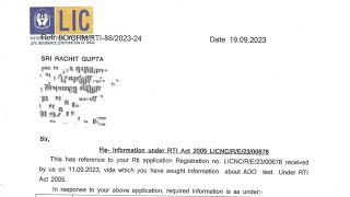 RTI REPLY ON LIC ADO CONTENGENCY WAITING LIST 2023 [upl. by Trever545]