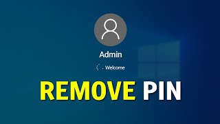 How to Remove PIN from Windows 10 [upl. by Tansy]