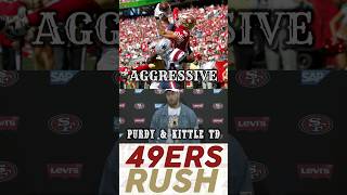 Brock Purdy and George Kittle talk through the TD play 49ersrush nfl [upl. by Idoux]