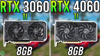 RTX 3060 Ti vs RTX 4060 Ti  Big Difference [upl. by Cirenoj]