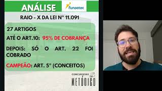 Análise da Legislação  Lei 11091 da Banca Fundatec  CONCURSO IFAP [upl. by Yrkcaz]