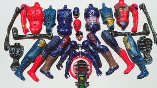 Merakit Mainan Spiderman Captain Amerika Captain Strange Siren Head Super Hero Toys [upl. by Fahey]