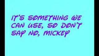 Hey Mickey Lyrics ENJOY [upl. by Assirehc]