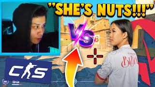 quotTHIS GIRL IS BETTER THAN YOU STEWIEquot 😂  Stewie2K Takes On Female Pro In CS2  Lvl 10 FACEIT POV [upl. by Eiramannod]